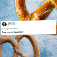 Auntie Anne's Pretzels food