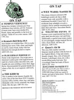 Kennett Brewing Company menu