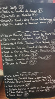 L'Etable menu