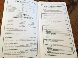 Angelo's Pizza menu