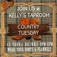 Kelly's Taproom menu