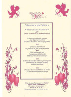 Alysson Hôtel menu