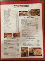 Don Pedro's menu