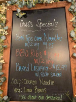 Gus's Keystone Family menu