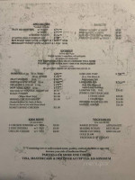 Creekside Cafe Incorporated menu