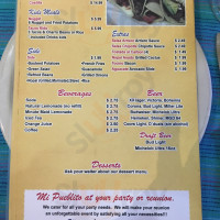 Mi Pueblito menu