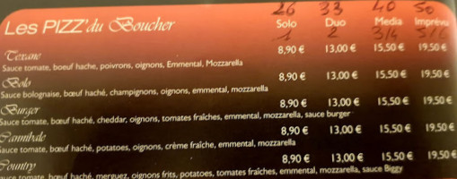 Dom Pizz menu