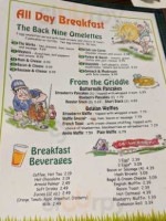 Hole 'n One menu