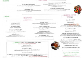 L'accrobar menu