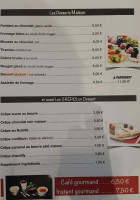 Le Bistrot Gourmand menu