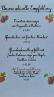 Pannekookehuus menu