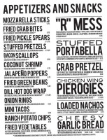 R And Grill menu