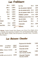 La maison de Marie Caroline menu