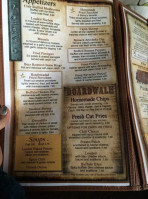 Sonny's Grille menu