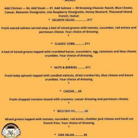 The Broad Street Grill menu