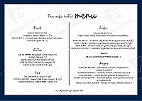 The Oaks menu