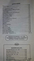 New London Pizza House menu