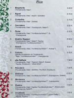 Pizzeria Da Marisa menu