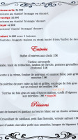 Le Pavillon menu