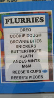 Biggie's Custard menu