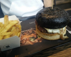 Black And White Burger food