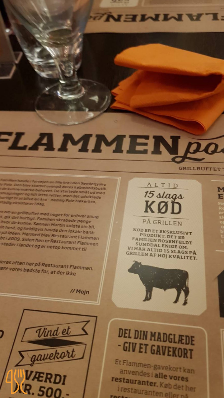 Flammen Menu
