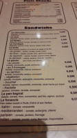 Chez Les Filles menu