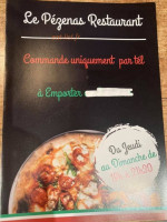 Le Poisson Verre menu