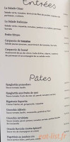 L'annexe menu