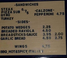 The Pizza House Incorporated menu