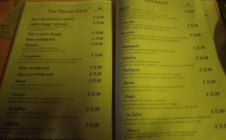 Pizzeria Grotta Azzurra menu