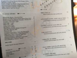 New State Burgers Spirits menu