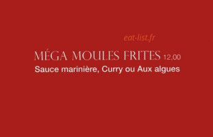 Le Fromveur menu