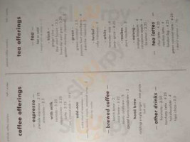 Prelude Coffee Roasters menu