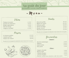 Sarl Au Gout Du Jour Plus menu