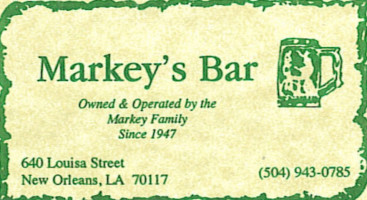 Markey's food