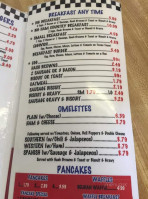 Boom A Rang Eastside Diner menu