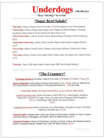 D K Market Pizza menu