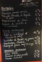 Mademoiselle Anna menu