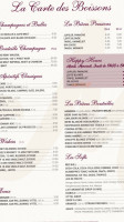 Moulin à Café menu