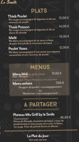 Le Smile menu