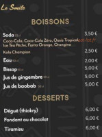 Le Smile menu