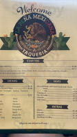 La Pena Mexicana menu