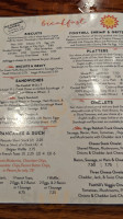 Foothill Grill menu