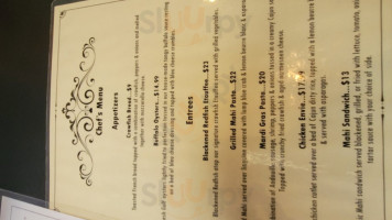 Fire On The Bayou menu