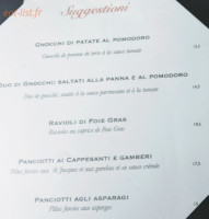 Damiani menu