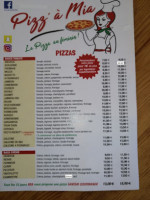 Pizza Mia menu