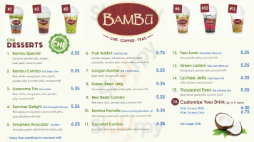 Bambu Desserts Drinks food