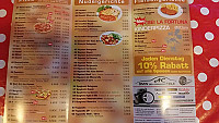 La Fortuna menu