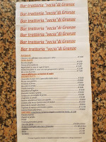 Trattoria Vecia menu